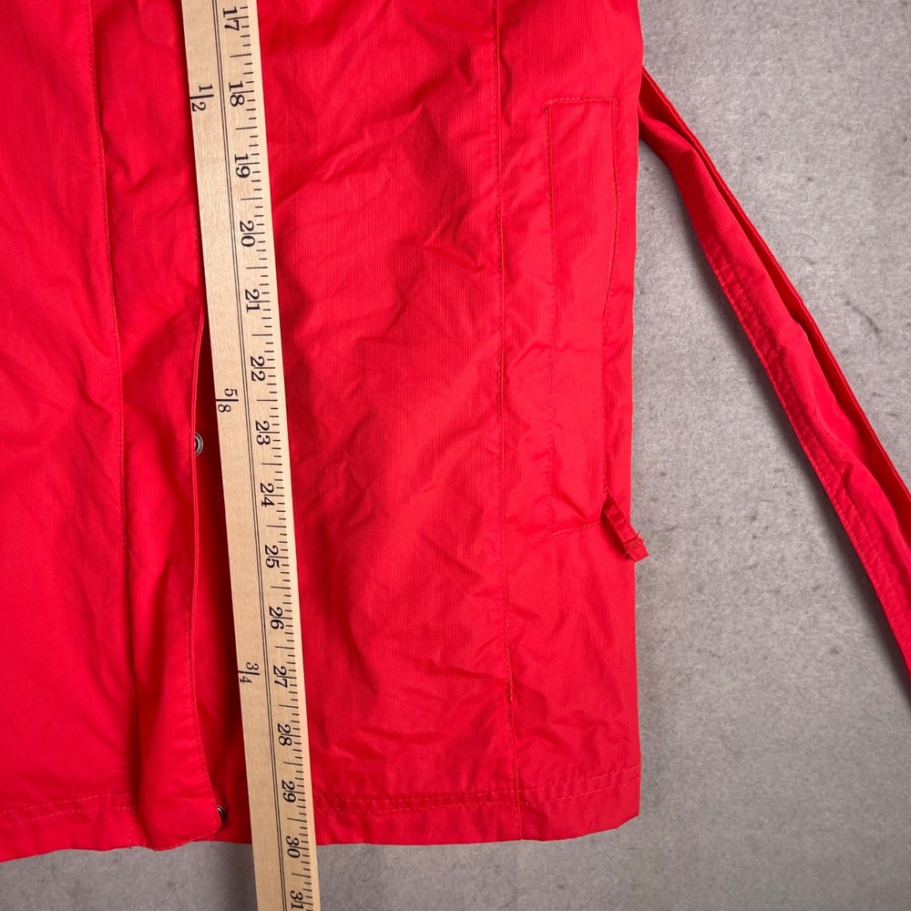 Columbia Rain Jacket Lightweight Omni-Shield‎ Belted Active Red Size S - Picture 6 of 8